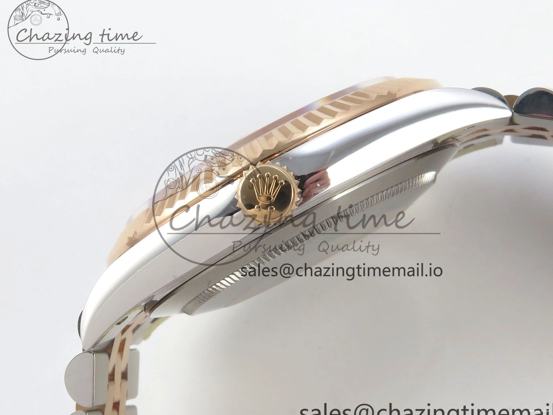 0520 DateJust 41 126331 SS RG ARF 1:1 Best Edition White Stick Dial on Jubilee Bracelet SH3235 (Weighted) StreetReady 199